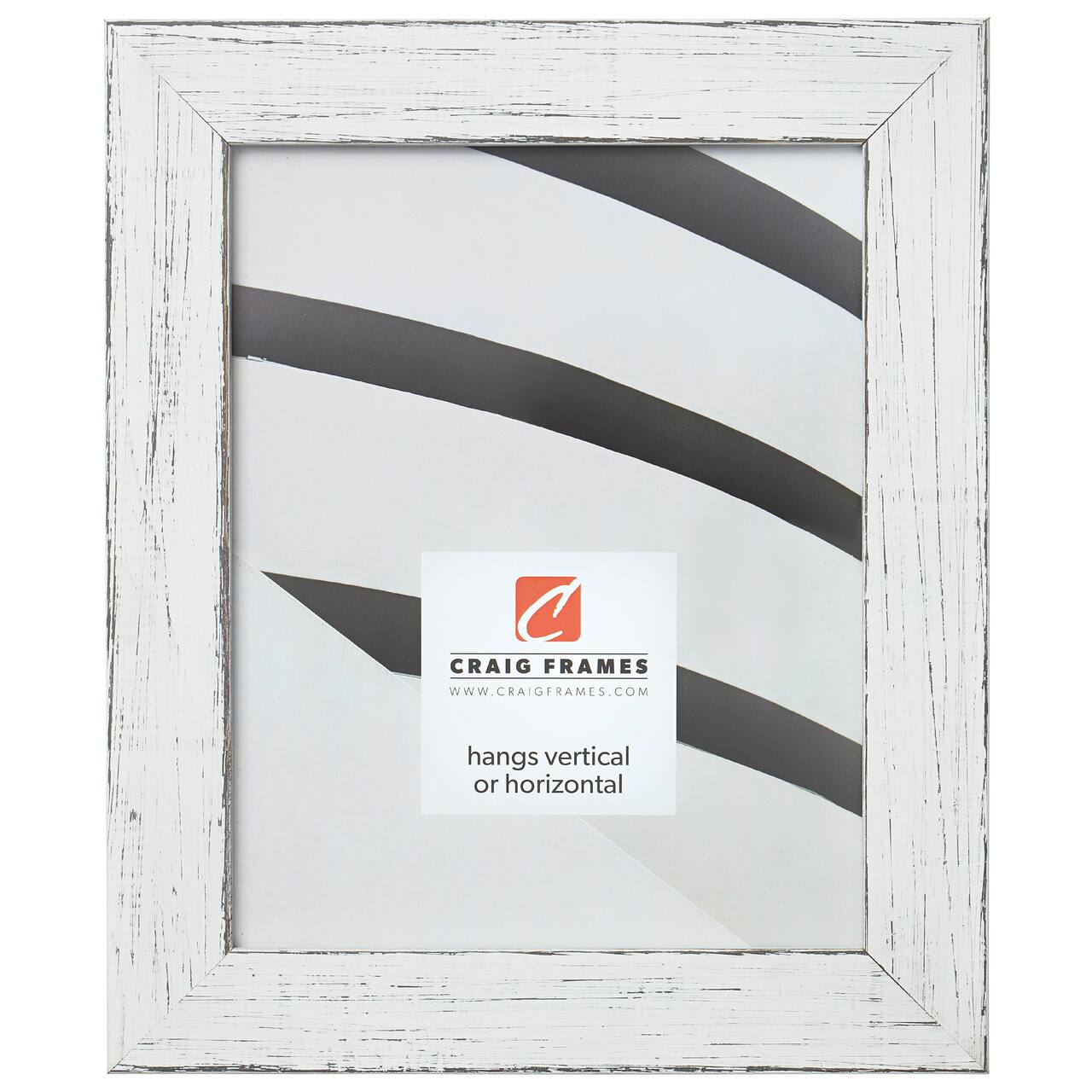 Craig Frames Jasper Marshmallow White Picture Frame